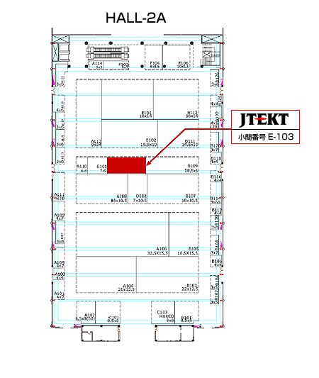 JTEKT 小間番号　E-103